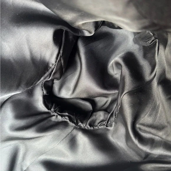 Vintage Coat Made in USA Harve Bernard Women’s Black Ember Wool Coat Sz 6 - Picture 12 of 14